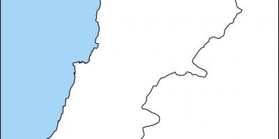 ცარიელი რუკა ლიბანის