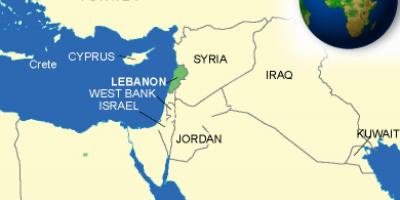 ლიბანის რუკაზე